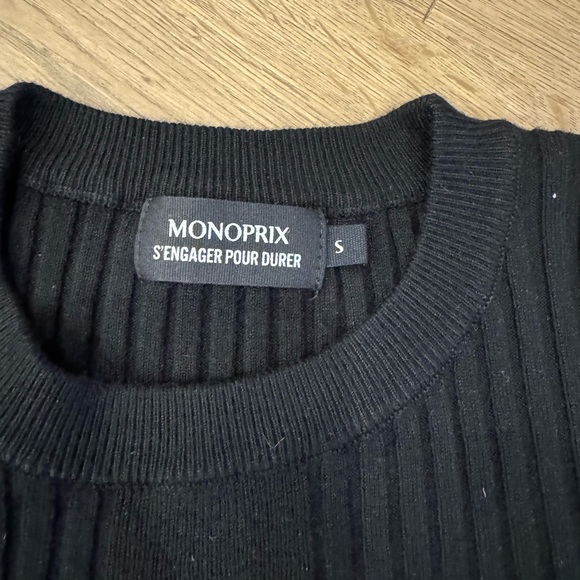 Monoprix Ribbed Long Sleeve S - Picture 3 of 3